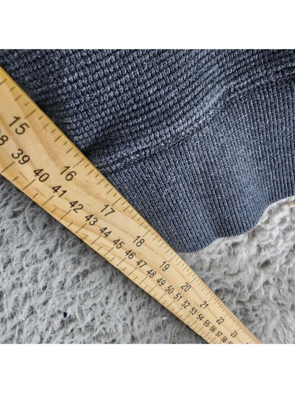 Eddie Bauer Shirt Mens Small Gray Long Sleeve Pullover Henley - Picture 5 of 8